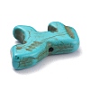 Synthetic Turquoise Gemstone Pendants X-G-B015-02-3