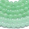 Natural Malaysia Jade Beads Strands G-L645-C01-8mm-12-4