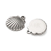 304 Stainless Steel Pendants STAS-A124-18B-P-2