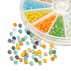 480Pcs 12 Colors Faceted Glass Beads Strands GLAA-Q026-07-3