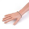 Electroplate Non-magnetic Synthetic Hematite Stretch Bracelets BJEW-JB03940-01-3