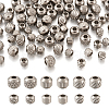 Mega Pet 120Pcs 6 Style 303 Stainless Steel Spacer Beads STAS-MP0001-02-8