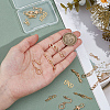 18Pcs 9 Styles Brass Hook and S-Hook Clasps KK-PH0013-63-3