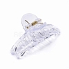 Transparent Plastic Large Claw Hair Clips PHAR-F016-07-3