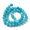 Natural Dyed White Jade Beads Strands G-M402-C03-03-4