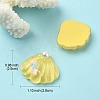 10Pcs 5 Colors Ocean Theme Translucent Resin Cabochons RESI-YW0001-52-3