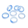 Dyed & Heated Natural Agate Finger Rings for Women RJEW-Z075-02R-1