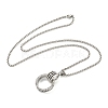 Alloy Pendant Necklace NJEW-B103-01AS-01-2