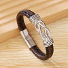 304 Stainless Steel Interlocking Kont Link Bracelets PW-WG9B3DE-02-1