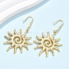 Sun 304 Stainless Steel Dangle Earrings X-EJEW-C142-10G-3