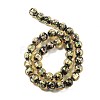 Handmade Foil Lampwork Beads Strands FOIL-K003-06B-20-2