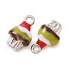 Afternoon Tea Alloy Enamel Pendants AL-CBA3252-03P-A-2