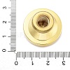Golden Tone Wax Seal Brass Stamp Heads STAM-P002-01G-08-3