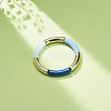 Acrylic Curved Tube Beaded Stretch Bracelet for Women BJEW-JB08438-04-2