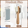 1Pc Plastic & Rubber Bristle Shoe Cleaning Brushes AJEW-DR0002-49-2