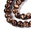 Baking Paint Glass Beads Strands DGLA-N016-8mm-05-3