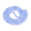 Ombre Effect Dyed Glass Beads Strands GLAA-Q106-05A-A08-2