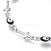 304 Stainless Steel Link Bracelets BJEW-M203-06P-A-2