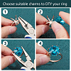 1Pc Rhodium Plated 925 Sterling Silver Adjustable Ring Findings STER-BC0002-39A-4