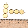 304 Stainless Steel Pendant Cabochon Settings X-STAS-K320-03B-G-3