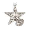 304 Stainless Steel Pendants STAS-P417-04A-P-1