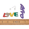 DIY Word Style Earring Making Kits DIY-TA0008-61-9