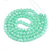 Baking Paint Glass Beads Strands DGLA-N015-8mm-07-2