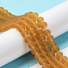 Transparent Glass Beads Strands X1-EGLA-A034-T4mm-MD04-2