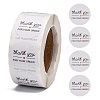 1 Inch Thank You Adhesive Label Stickers X-DIY-J002-C03-1