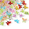  60Pcs 10 Colors Transparent Resin Cabochons CRES-TA0001-32-3