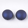 Rubberized Style Acrylic Beads MACR-T026-05A-2