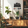 Wood & Iron Wall Mounted Hangers HJEW-WH0055-094-7