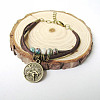 12 Constellations Alloy Charm Bracelets FS-WG9C3CD-09-1