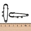 Ion Plating(IP) 304 Stainless Steel Safety Pins Brooch Findings STAS-K252-05A-EB-3