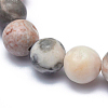 Natural Zebra Jasper Bead Stretch Bracelets X-BJEW-K212-A-035-3