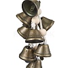 Iron Bell Wind Chimes HJEW-JM01957-4