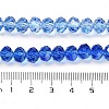 Transparent Painted Glass Beads Strands X1-DGLA-A034-T8mm-A01-3