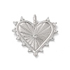 Brass Micro Pave Cubic Zirconia Pendants KK-P294-15P-1