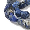 Raw Rough Natural Lapis Lazuli Beads Strands G-M453-D06-4