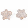 Transparent Crackle Acrylic Beads CACR-N006-13-A01-3