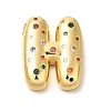 Brass Cubic Zirconia Pendants KK-M295-13G-H-1