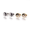 Feng Shui 304 Stainless Steel Stud Earrings EJEW-I235-16-1