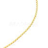 304 Stainless Steel Serpentine Chain Anklets X-AJEW-G024-10G-2