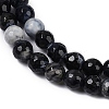 Natural Fire Crackle Agate Beads Strands G-C082-A01-48-4
