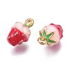 Alloy Enamel Charms ENAM-N054-82-4