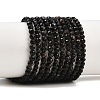 Natural Black Tourmaline Beads Strands X-G-D320-A04-3mm-02-2