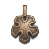 Tibetan Style Alloy Pendants TIBEP-A12063-LF-2