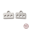 Anti-Tarnish 925 Sterling Silver Chandelier Component Links STER-D006-11B-P-1