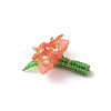 Glass Seed Beaded Pendants PALLOY-MZ01155-03-3