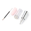Lipstick Shape Empty Tube Black Ink Ballpoint Pens LS-DIY-H123-A01-4